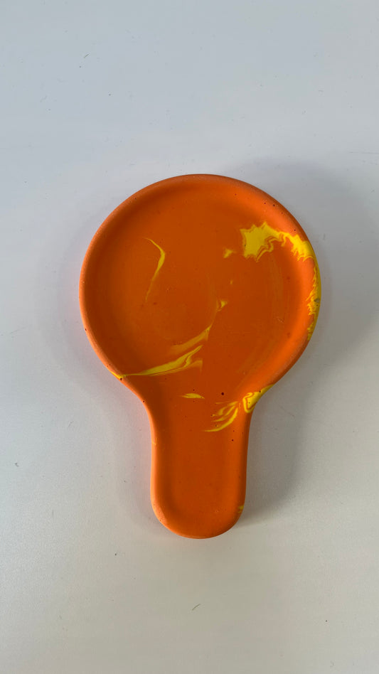 Orange and Yellow Spoon Rest