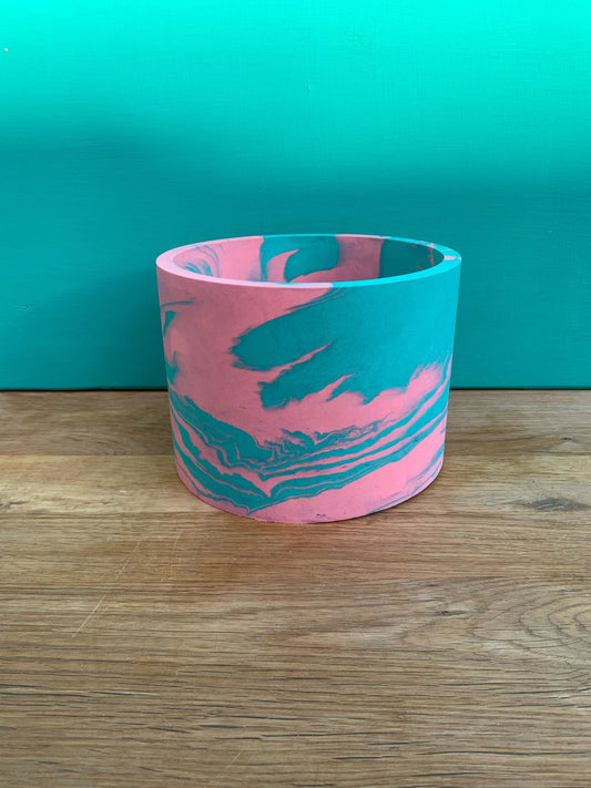 Pink and Green Planter